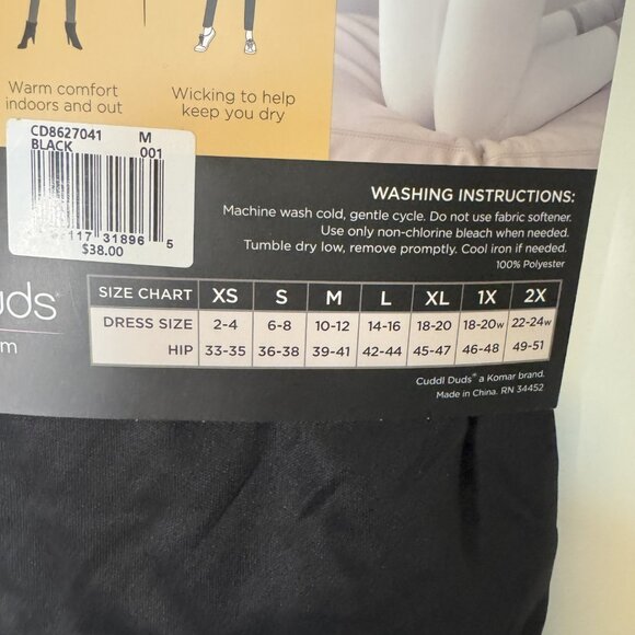 Cuddl Duds Leggings Women's Size Medium, NIP - Picture 2 of 4